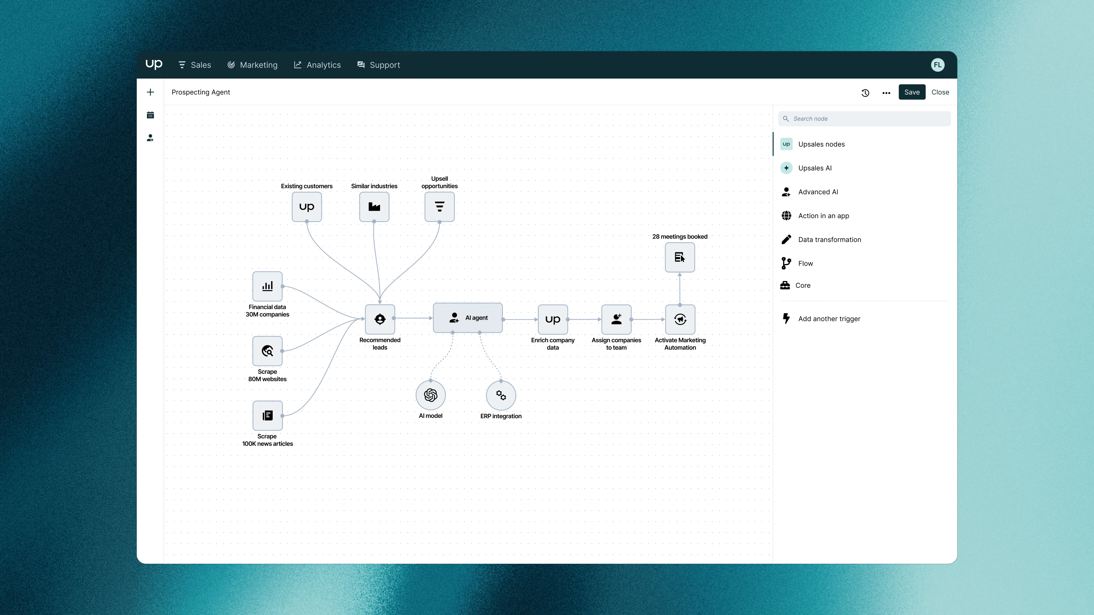 Agent builder workspace