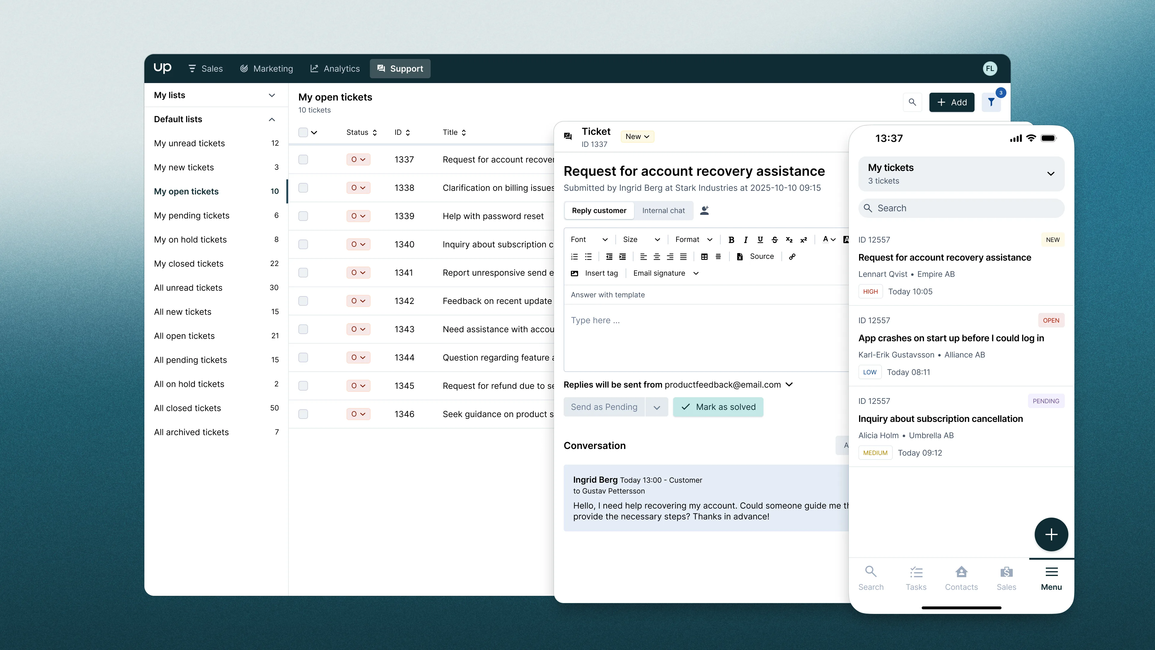 Customer service tool